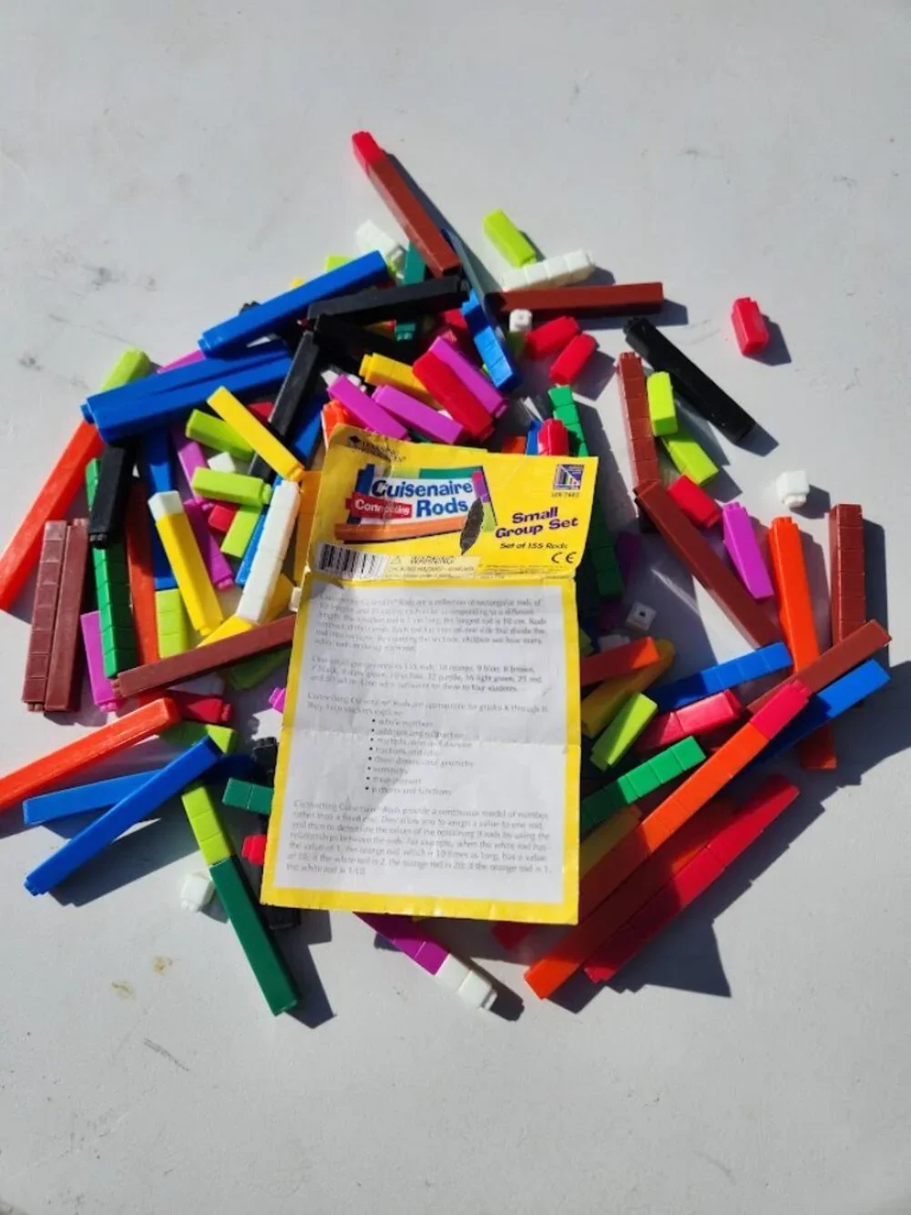 Learning Resources Connecting Cuisenaire Rods Educational Math Toys Manipulative